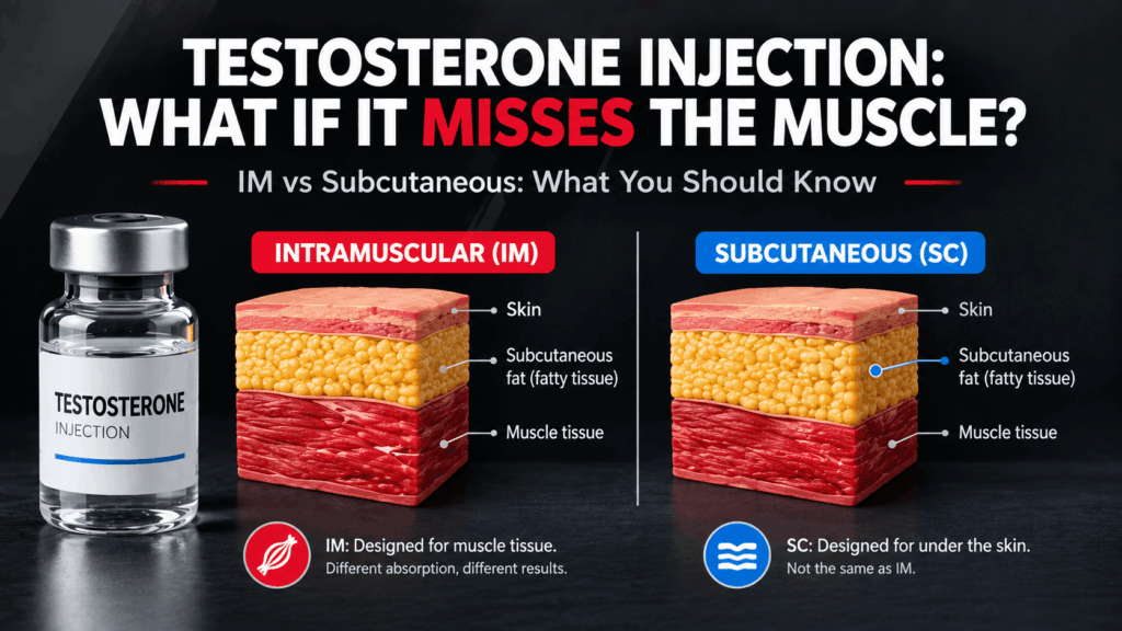 What Happens If Testosterone Is Not Injected Into the Muscle
